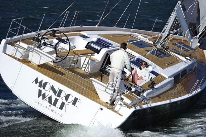 Hanse 575 cockpit ©  SW